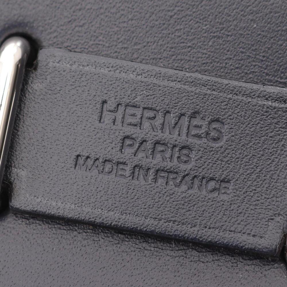 Hermes Herbag Zip Mini Shoulder Bag Handbag Canvas Leather Toile Military Vac... - Picture 4 of 6